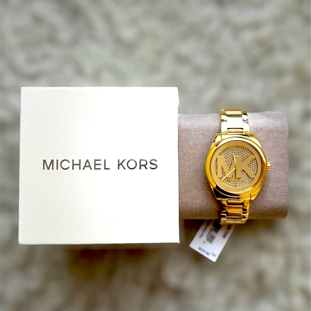 Michael Kors Watch MK7088 Janelle - Yellow Gold - Original - Brand New